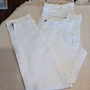 Loft jeans white size 4P